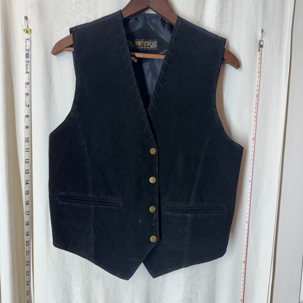 Vintage Women's Don't Stop Suede Vest